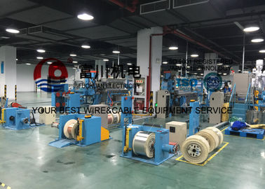 Fuchuan Cable Annealing Machine For Computer Cable With Screw 90mm Max Speed 200m/min