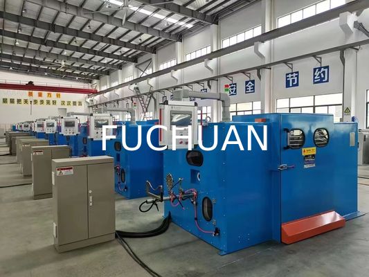 Sky Blue Copper Wire Twisting Machine 11KW Twisting Speed 100-250r Min