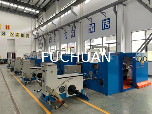 Fuchuan High Speed Double Twisting Stranding Machine Buncher With Electronic Pitches