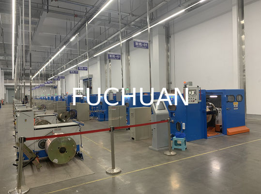 Copper Wire Twisting Machine Fuchuan High Speed Double Twisting Bunching Equipment