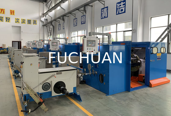 Wire Double Twisting Machine Copper Cable Buncher Fuchuan High Speed Bunching