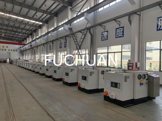Fuchuan High Speed Double Twisting Stranding Machine Buncher With Electronic Pitches