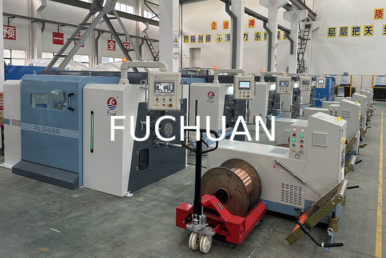 S Or Z Twist Direction Copper Wire Bunching Machine Electric Changing Pitches PLC Control