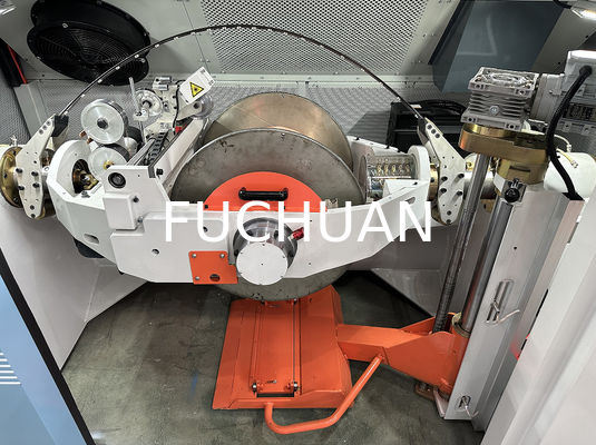 Bare Copper Wire Bunching Machine Electric Changing Pitches Twist Direction S Or Z PLC Control