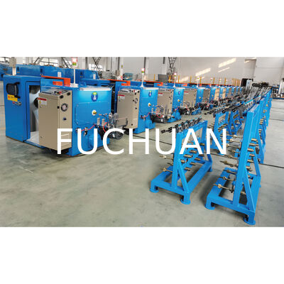 0.04-0.28mm Automatic Double Twist Copper Wire Bunching Machine Cable Equipment
