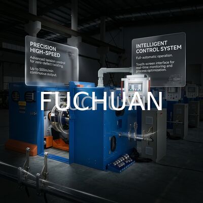 Electrical Wire Bunching Machine High Speed Double Twist Design FC-650B Copper Stranding Unit