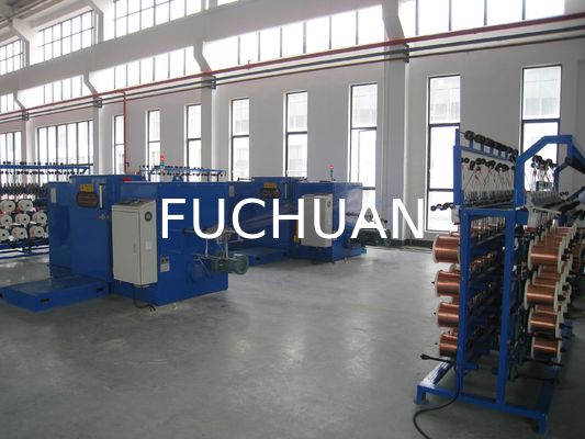 0.03-2.52mm Tinned Copper Wire Cable Making Twisting Bunching Machine