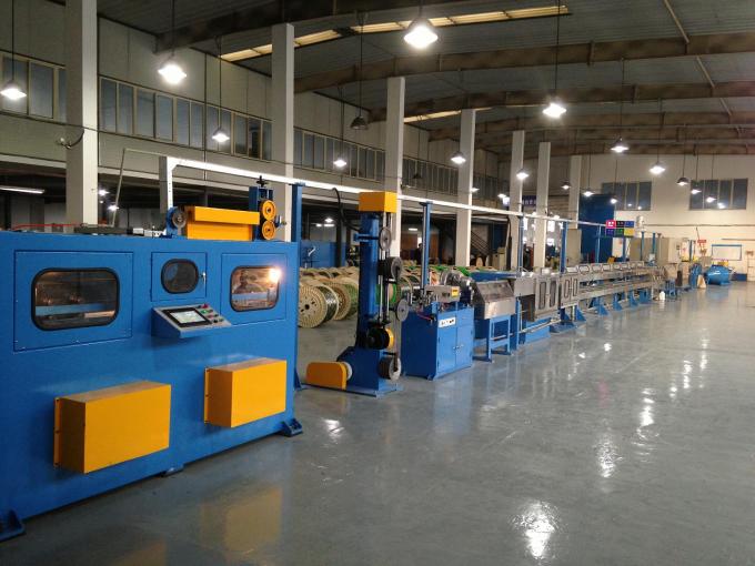 PP PE PVC Extrusion Machine 800M / Min Linear Speed For Core Wire Extrude
