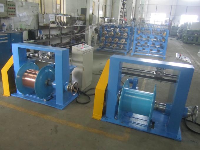 400 Bobbin Core Wire Rewinding Machine 250m / min Left Hand Direction