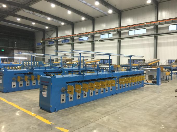 Tube Tinned Annealed Copper Wire Tinning Machine 68Kw 300 Pay Off Bobbin 0