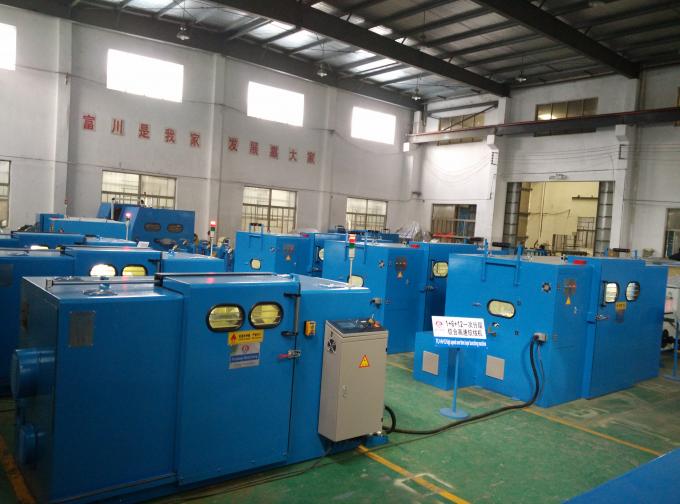 PLC Control Bare Copper Wire Twisting Machine Magnetic Tension Pay Off 1