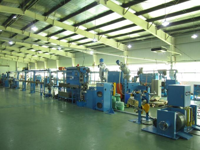 Flexible Wire Extruder Machine , Sheathed Wire Cable Extrusion Machine 1