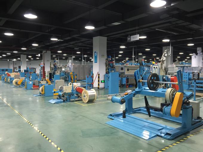 DAHETEC Sky Blue Electric Wire Extruder Machine for Single Wire Dia 6-25mm 0