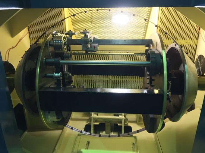 DAHETEC high speed apple Green Copper Wire Bunching Machine , Cable Machinery 0