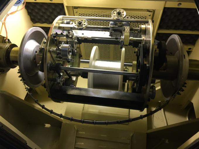 DAHETEC 7.5Kw Wire Twisting Machine , 2.5Kgf Sky Blue Wire Buncher Machine 0