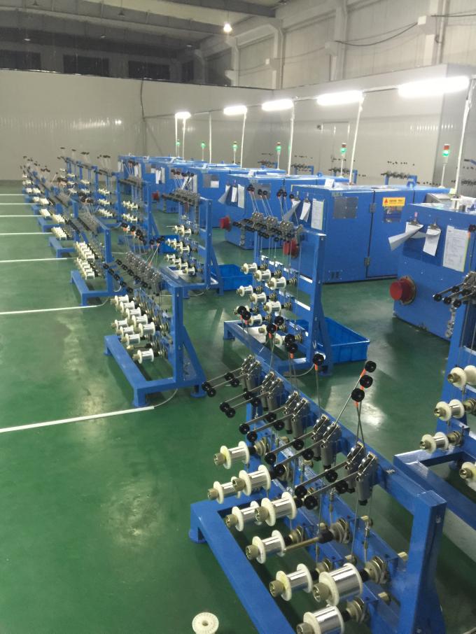 DAHETEC 7.5Kw Wire Twisting Machine , 2.5Kgf Sky Blue Wire Buncher Machine 1