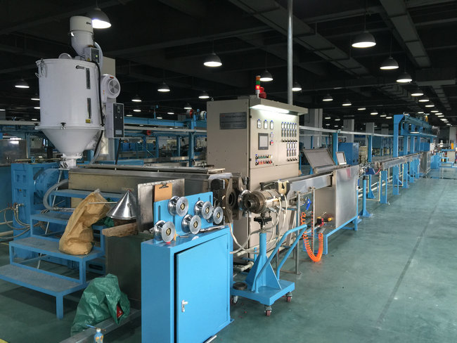 Insulated Sheathed Plastic Extrusion Line for 90mm Screw Extruder 0