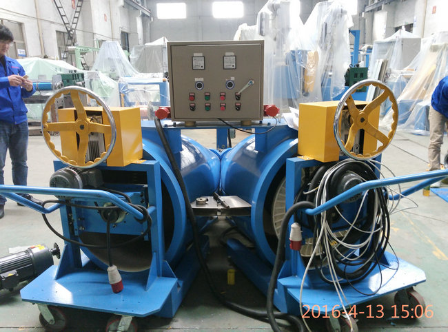 DAHETEC Lut Barrel Up Pay Off for Plastic Extrusion Line 800mm Bobbin 1