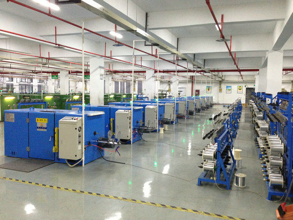 Sky Blue Copper Wire Twisting Machine , Touch Screen Operation 1