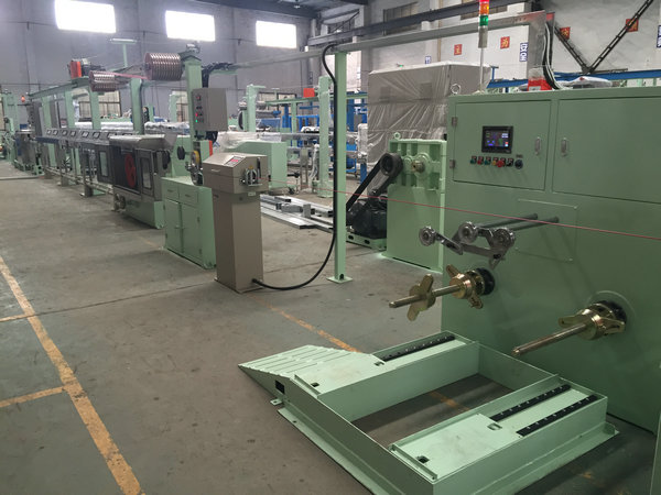 Sky Blue PVC PP Wire Extruder Machine 22Kw 800M / Min Max Speed 1