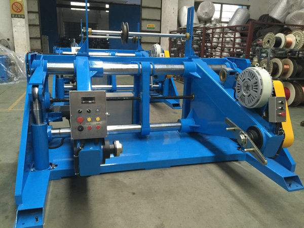 Core Wire Extruder Machine Passive Type Pay Off 1600mm Take Up Bobbin 0