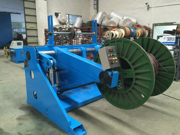 Core Wire Extruder Machine Passive Type Pay Off 1600mm Take Up Bobbin 1