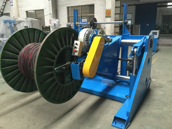 Core Wire Extruder Machine Passive Type Pay Off 1600mm Take Up Bobbin 2