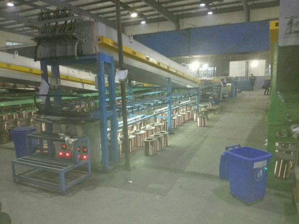 0.04mm - 0.127mm Wire Annealing Machine Vapour Protection 300M / Min Linear Speed 1