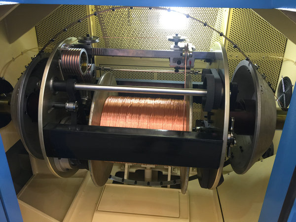 2000 Rpm 19pcs Copper Wire Twisting Machine For Punching Synchronous &phi;0.16mm - &phi;0.64mm 1