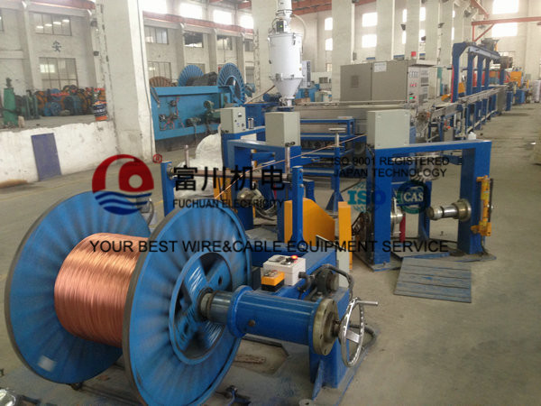 Plastic Extruder Machine For BV Building Cable With 70 Extruder Main Machine 45 Injection 0