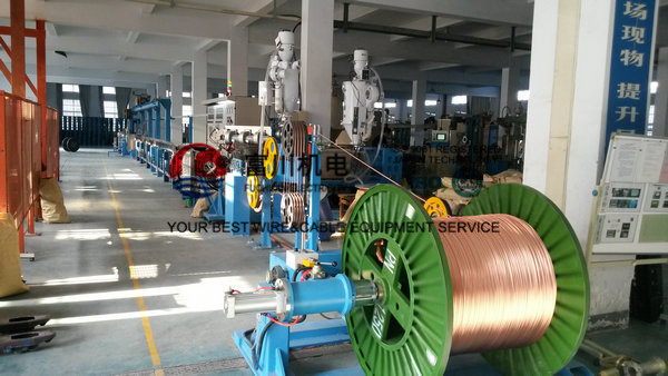 Plastic Extruder Machine For BV Building Cable With 70 Extruder Main Machine 45 Injection 1